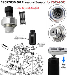 ADdormorn oil-pressure-sensor installation behind-cover for easier access