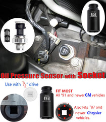 ADdormorn oil-pressure-sensor socket included for quick, tool-friendly installation