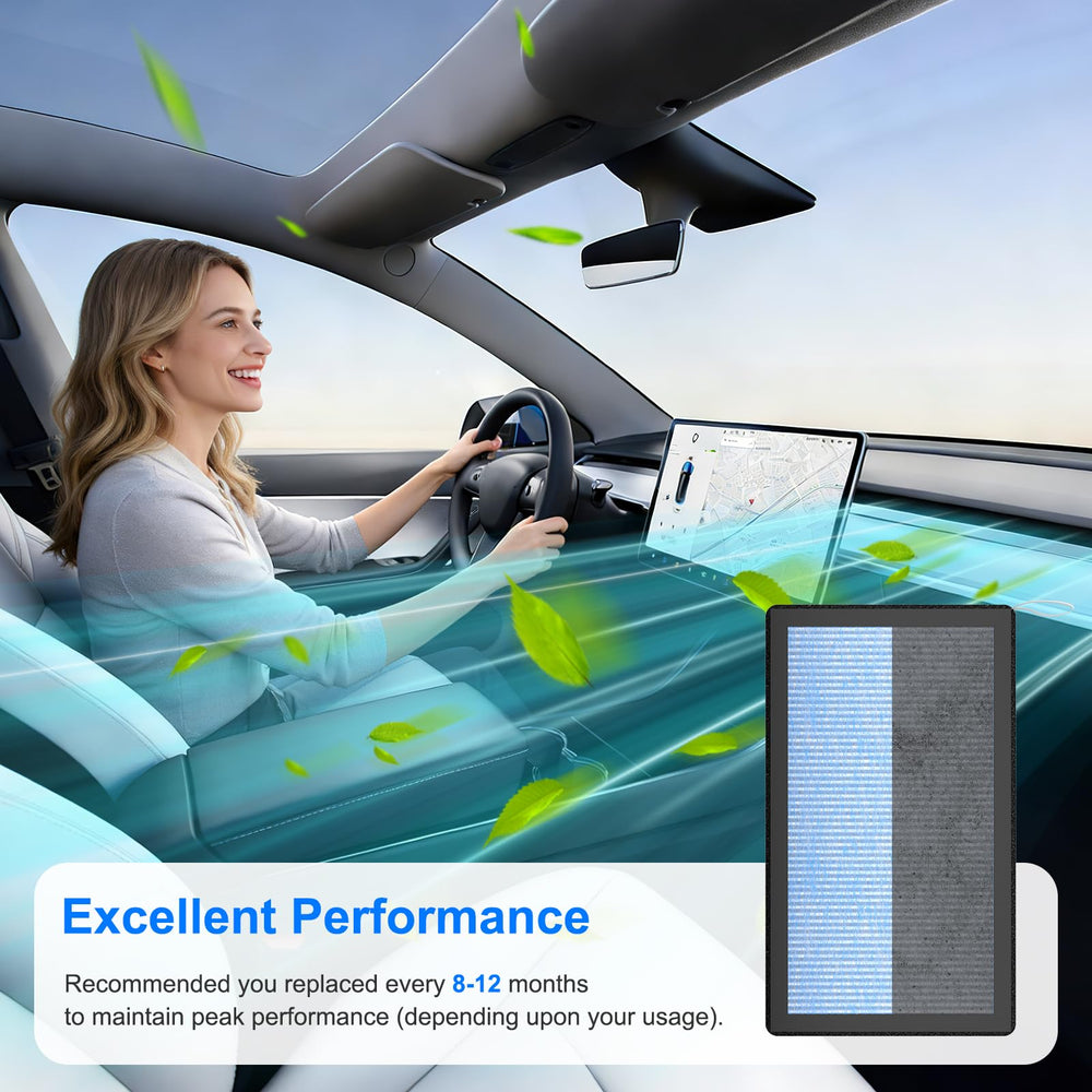 ADDUBEAU Model 3/Y cabin filter designed to resist deformation in harsh conditions.