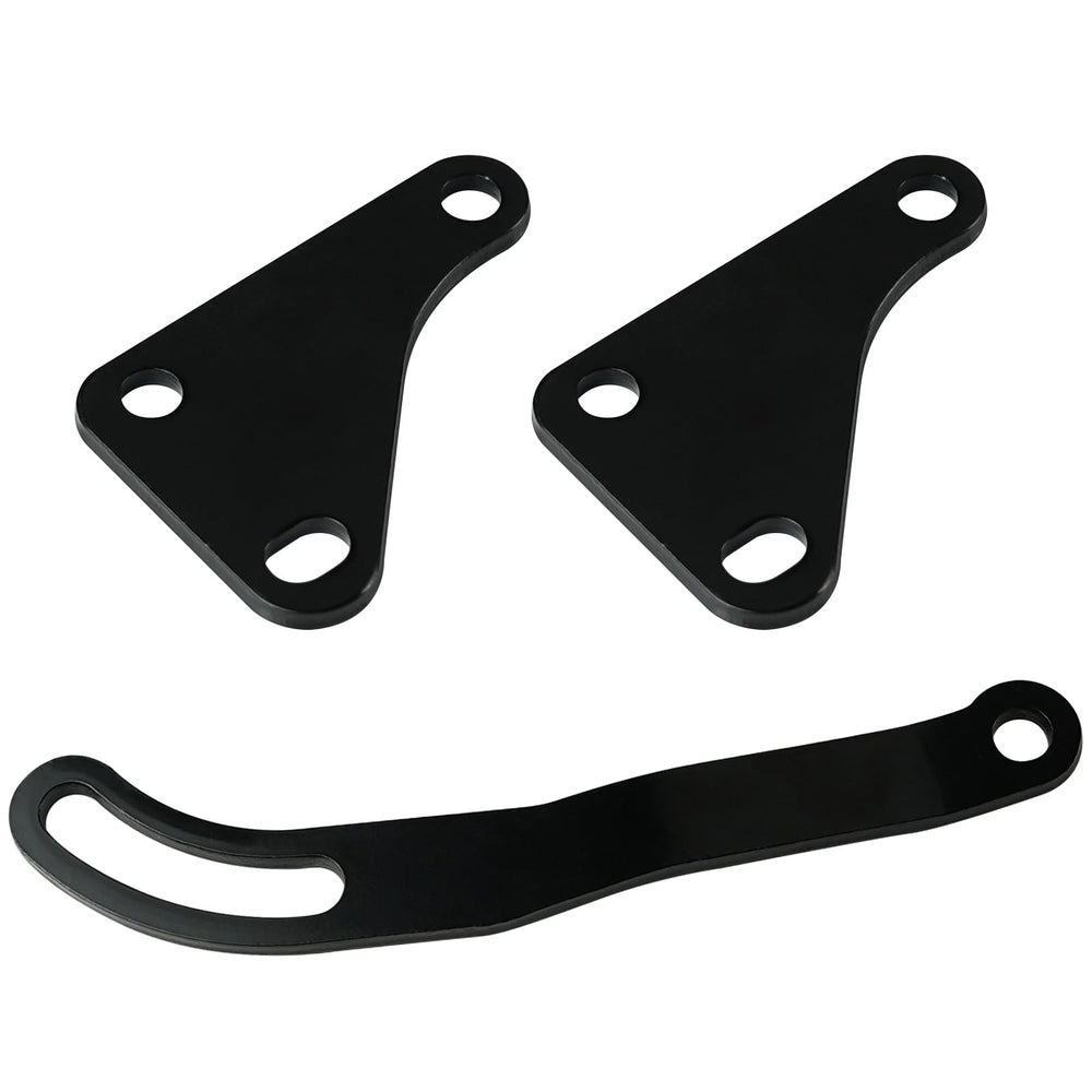 Adorish driver-side bottom mount demonstrates secure placement during engine work
