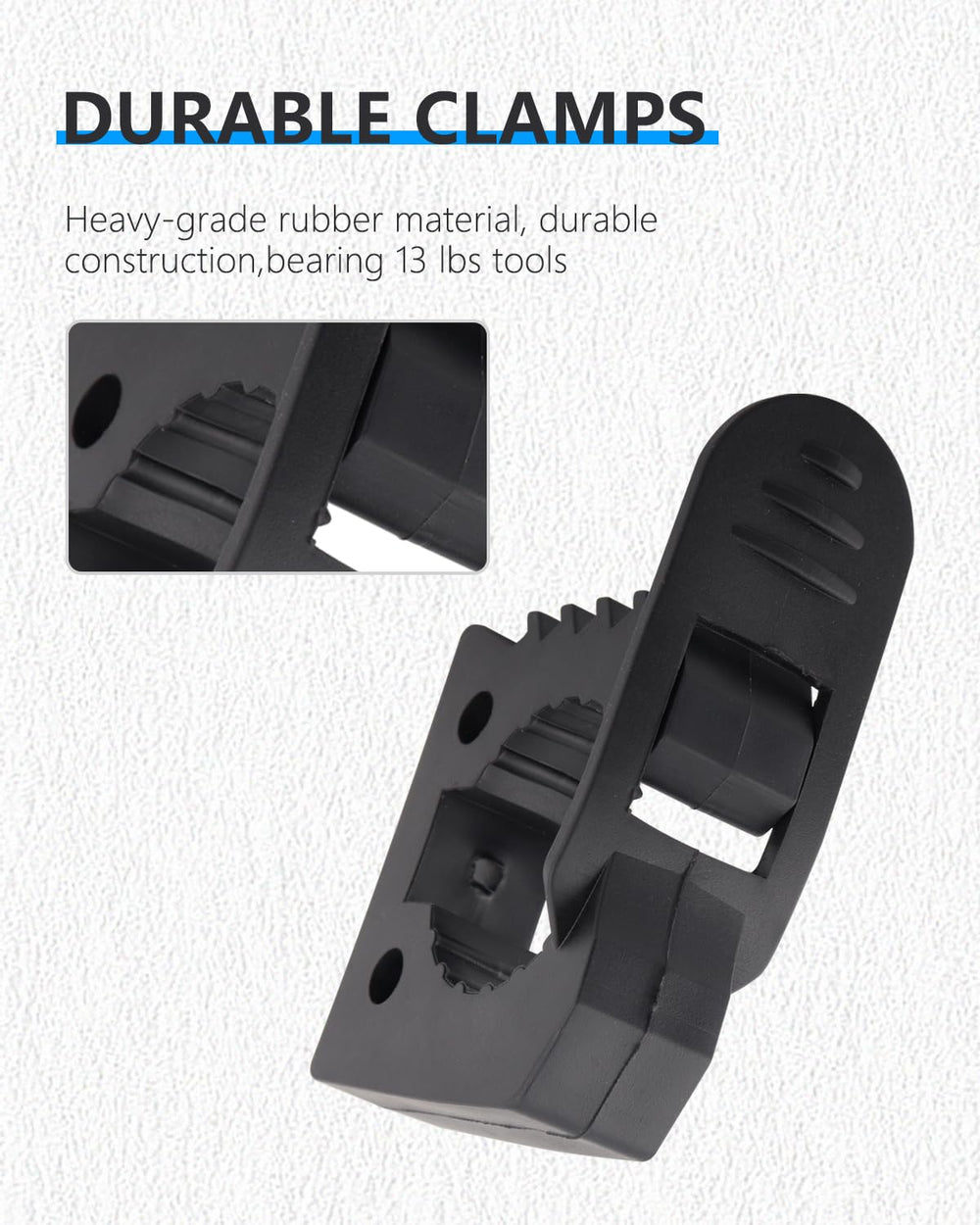 ADTOPI MOLLE-style shovel mount for crossbars and walls.