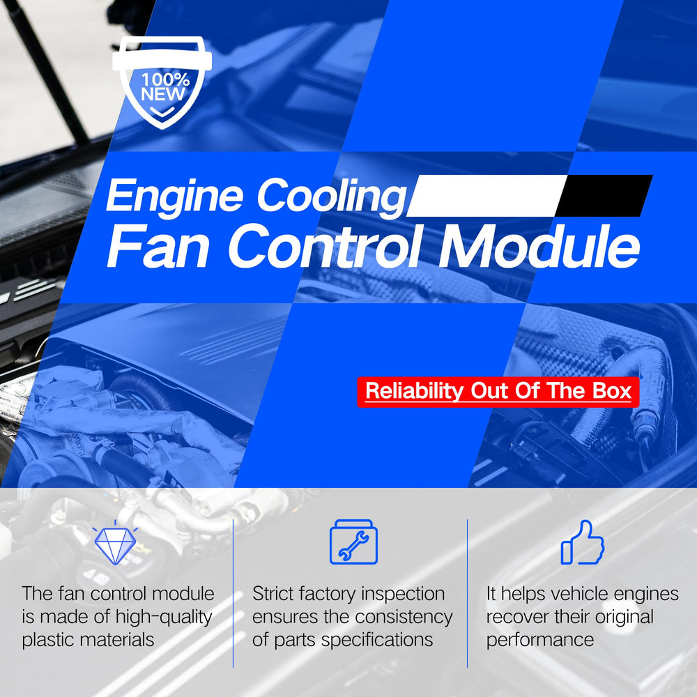 AdvanEX cooling fan module for Volvo XC70 harness area provides secure connections