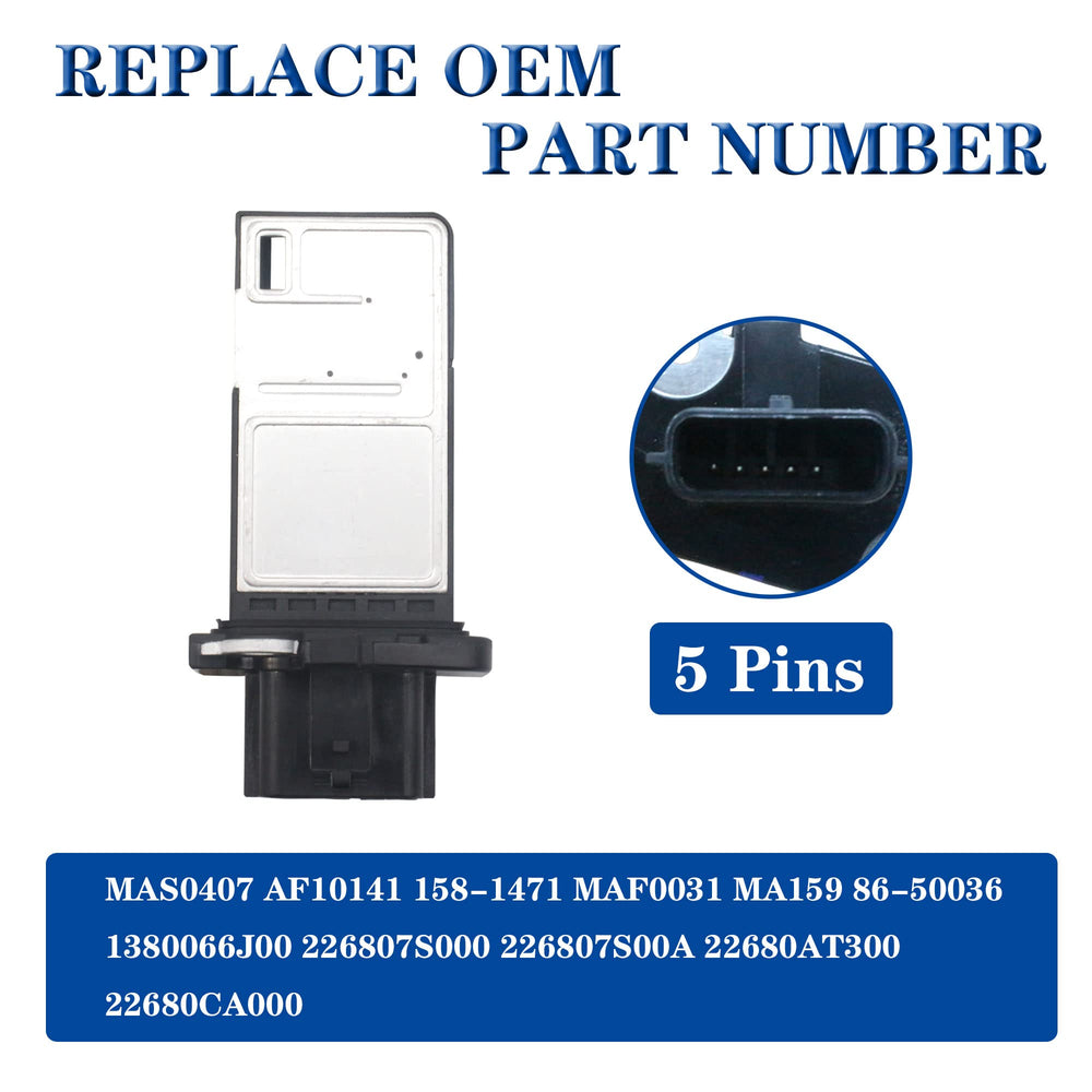 AdvanEX MAF 22680-7S000 installed in engine compartment for reliable air flow sensing