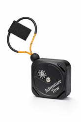 ADVENTURE TOW bicycle tow rope 2.4m in action, enabling safer family trail towing.