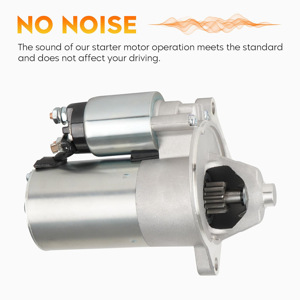 Aeagle 3268 Starter installed in engine compartment for older Ford rigs.