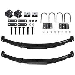 Aeagle 4-leaf double-eye spring shows rugged leaf construction for trailer use.