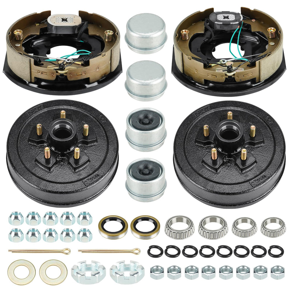 Aeagle brake drum from the kit in durable gray cast iron finish for 3,500 lb axles
