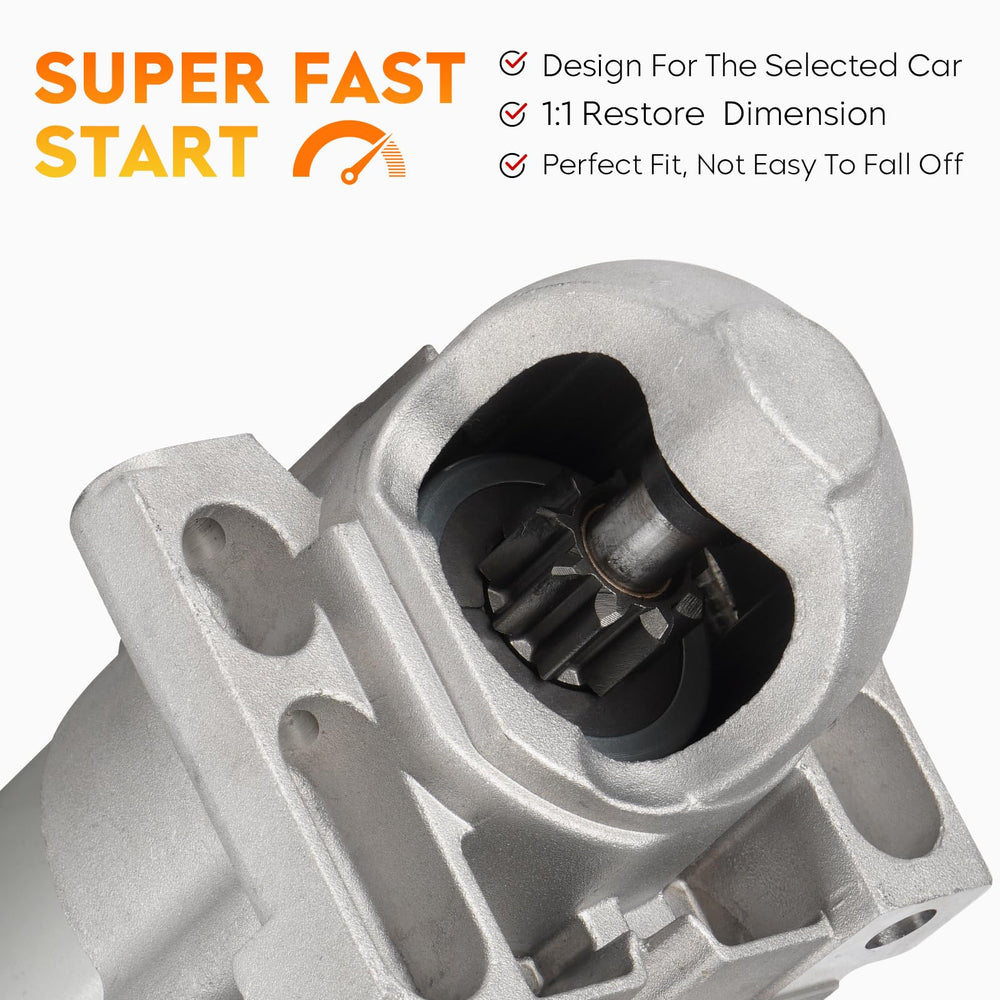 Aeagle 6494N starter, side connector detail, durable performance in tough conditions.