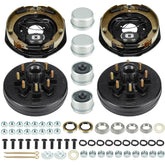 Aeagle 8 on 6.5-inch bolt circle hub drum kit left brake for 7,000 lbs trailers.