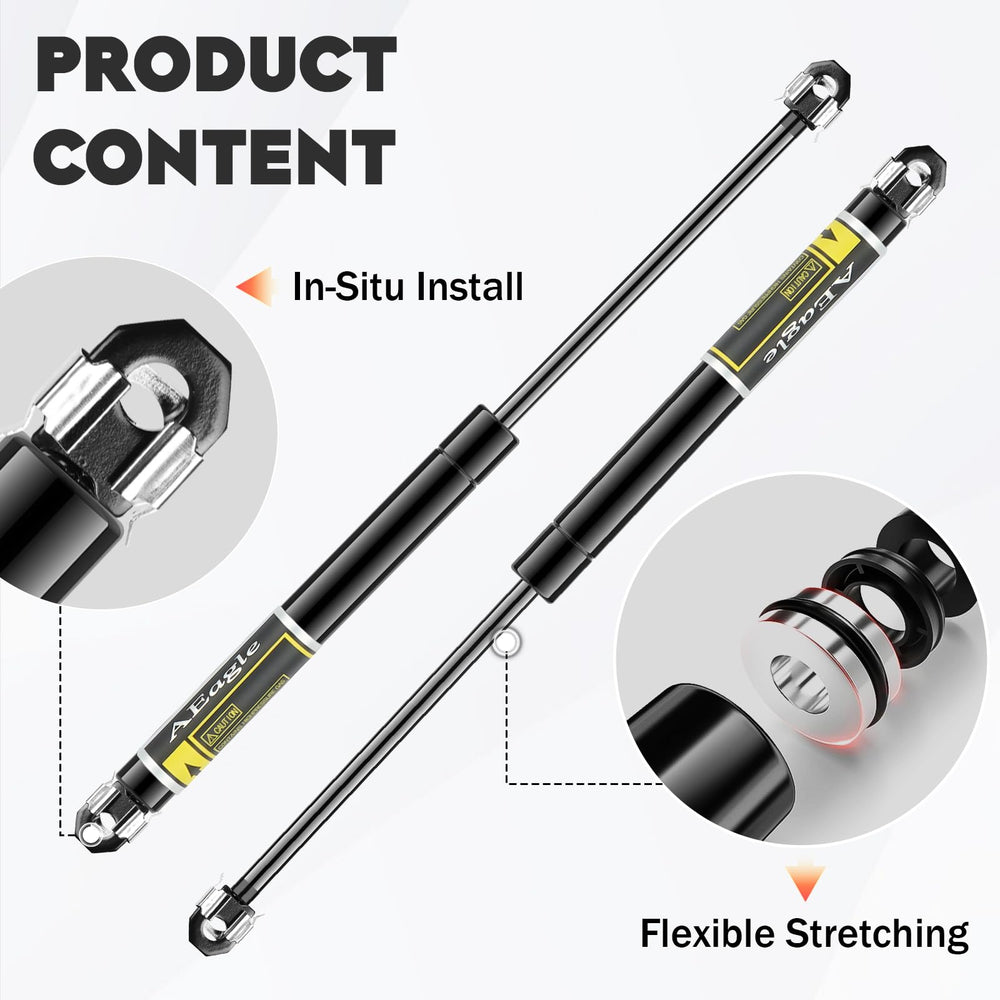 Aeagle compressed-length hood strut (7.99 in) designed for tight engine bays.