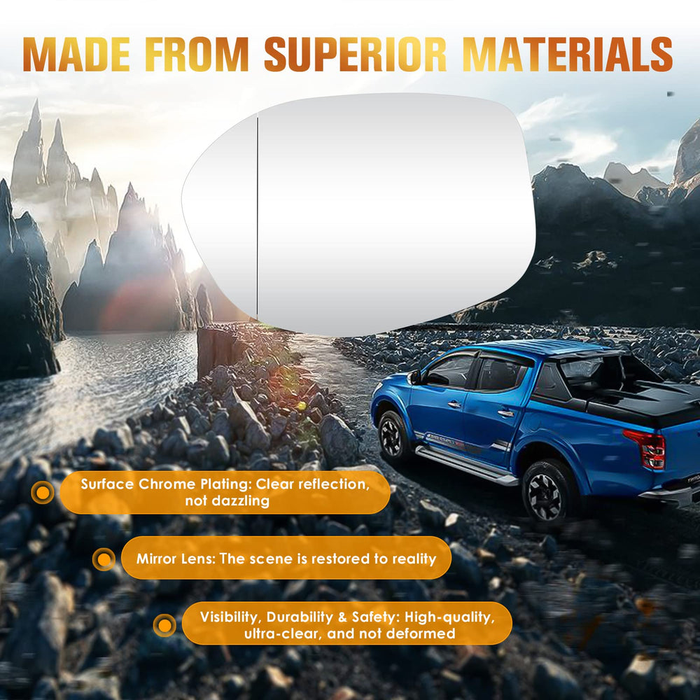 Aeagle Honda Odyssey driver-side mirror glass upgrade boosts safety on wet roads.