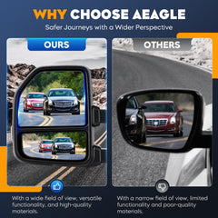Aeagle F-150 mirror telescoping adjustment for a tailored view.