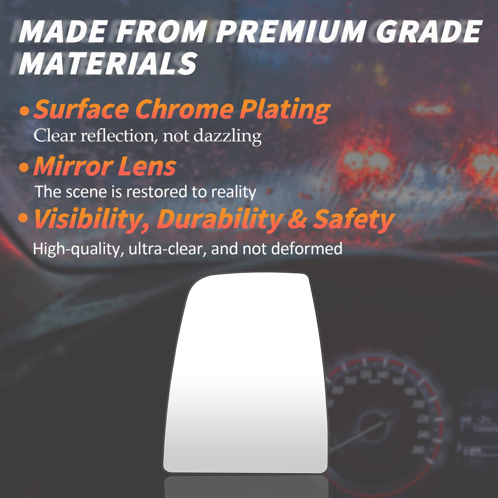 Aeagle Ford Transit heated left mirror for safer driving