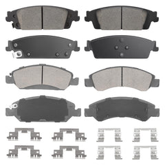 Aeagle front ceramic brake pads for Silverado 1500, quiet braking with efficient heat dissipation