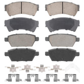 Aeagle front and rear ceramic brake pads for Ford Fusion reduce noise during braking.
