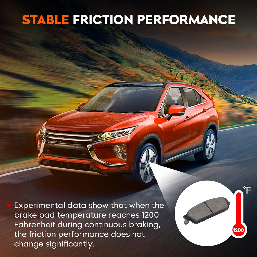 Aeagle brake pads for Sierra 1500 — front and rear, strong bite and long wear life.