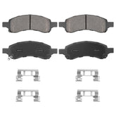 Aeagle front semi-metal brake pads for Buick Enclave with improved stopping power and smooth braking.