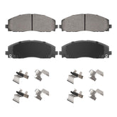 Aeagle front semi-metal brake pads for Grand Caravan fit – quiet braking and durable performance