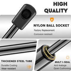 Aeagle hatch-door piston assembly aids easy, quiet hatch operation.