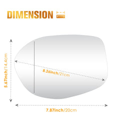 Aeagle non-auto-dimming mirror glass designed for seamless Odyssey fit.