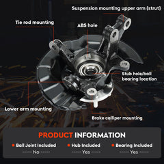 Aeagle knuckle installation bolt-pattern detail for precise fit