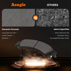 Aeagle rear brake pads for Chevy Suburban 1500 improve braking smoothness and wear resistance