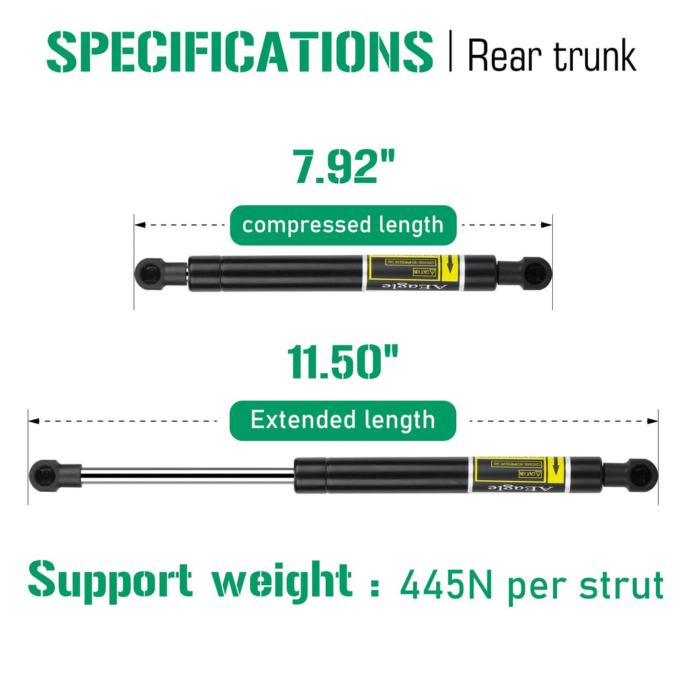 Aeagle Q50 trunk strut replacement improves lid stability and steady lift.