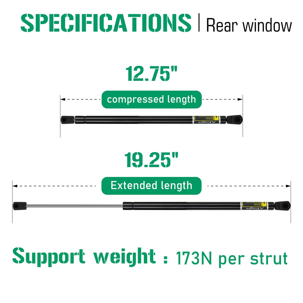 Aeagle rear window lift struts for Mercury Mountaineer 2008-2010 deliver reliable support.