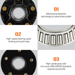 Aeagle rubber plug dust cover protects bearings during maintenance.