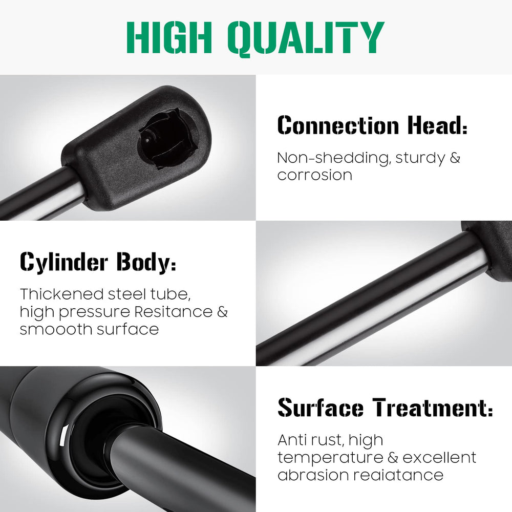 Aeagle rv-side-door gas struts provide smooth lift for heavy doors.