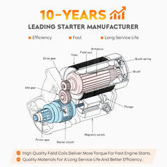 Aeagle starter for Lexus ES350; smooth power delivery for steady starts.