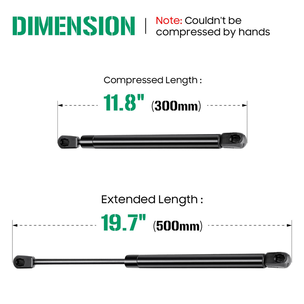 Aeagle universal-fit gas struts for tonneau covers enable simple lid operation.
