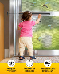 Aecsze rust-proof aluminum closer offers durable performance in any weather and seasons.