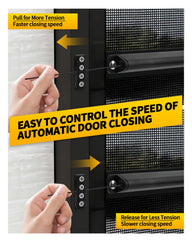 Aecsze universal-fit closer works with left or right-handed RV screen doors.
