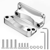 AEEAST 21-inch front-wheel fender riser assembly for Harley Touring, showing improved clearance
