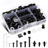 AEEAST 210Pcs fairing bolts universal fit for quick bike assembly