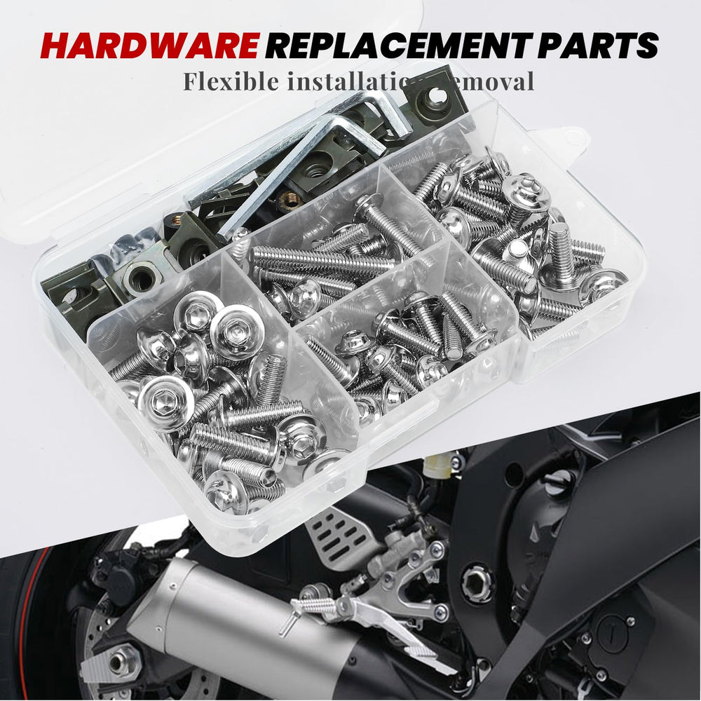 AEEAST allen wrenches included for precise motorcycle fairing installation