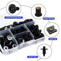 AEEAST anti-slip rubber well nuts secure fairing parts during rides