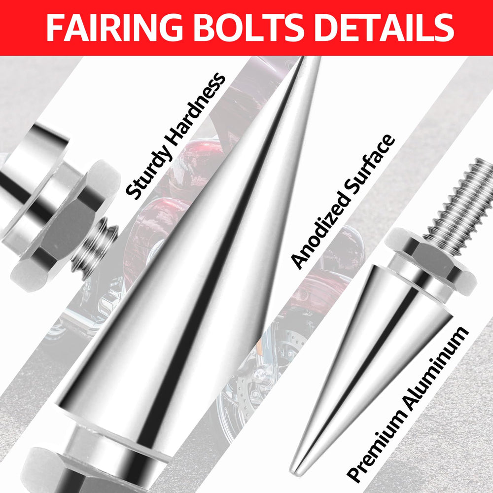 AEEAST triple-pack chrome bolts for convenient replacement and spares
