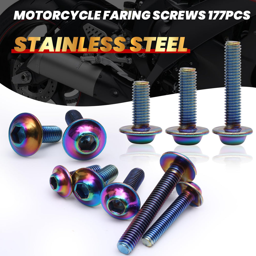 AEEAST bolts kit side view showing universal sportbike compatibility
