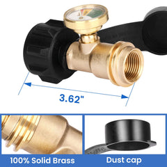 Aekops gauge includes a dust cover for protection during storage.