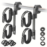 Aeloifft ATV gun rack with double-tier design for secure two-level storage.