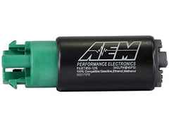 AEM 340lph pump wiring harness image demonstrates complete kit for secure electrical connection.