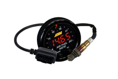 AEM Afro Sensor Controller wiring harness included for clean installation.