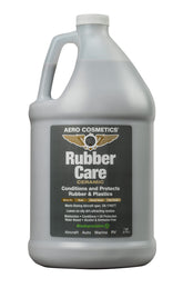 Aero Cosmetics Rubber Care on a tire delivers a durable satin finish.
