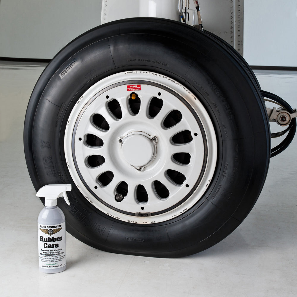 Aero Cosmetics Rubber Care restoring weather stripping for a renewed appearance.