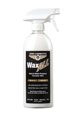 Aero Cosmetics Wax ALL bottle front showing premium ceramic protection for vehicles.
