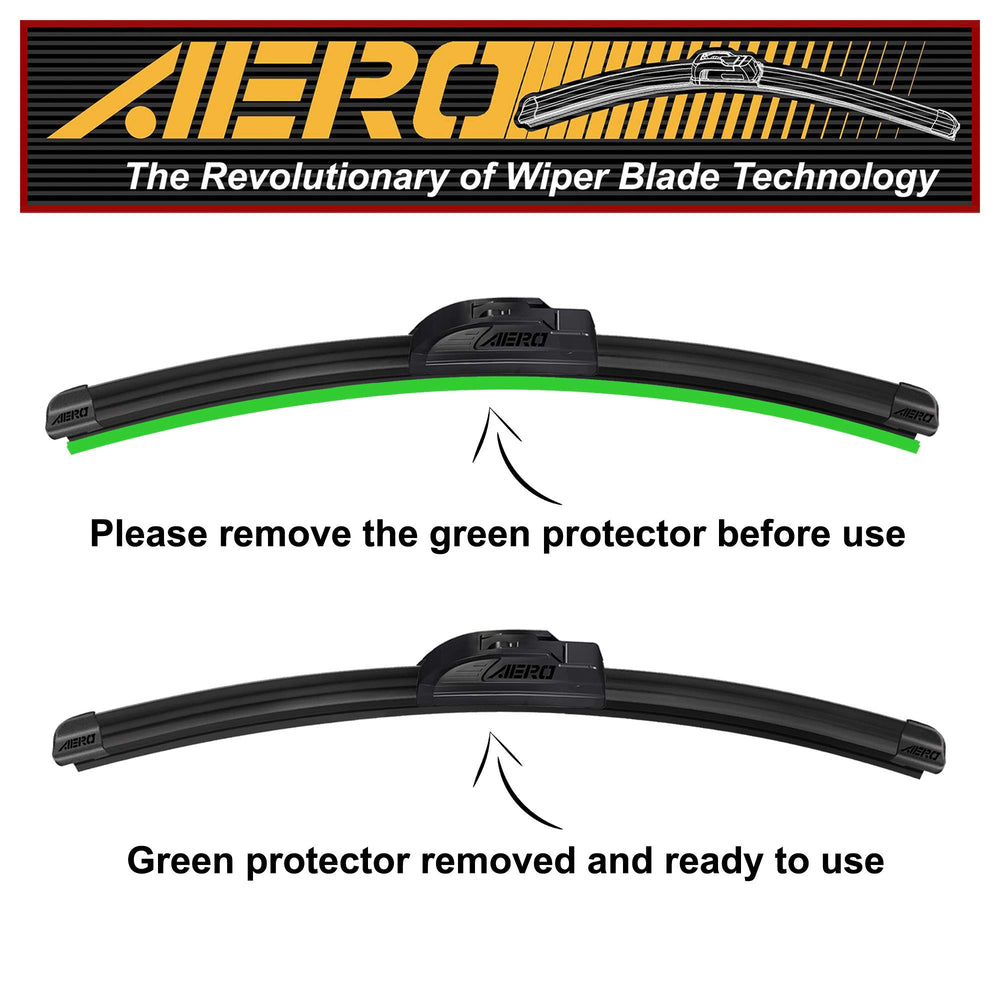 AERO Voyager wipers in rain and snow for all-season performance