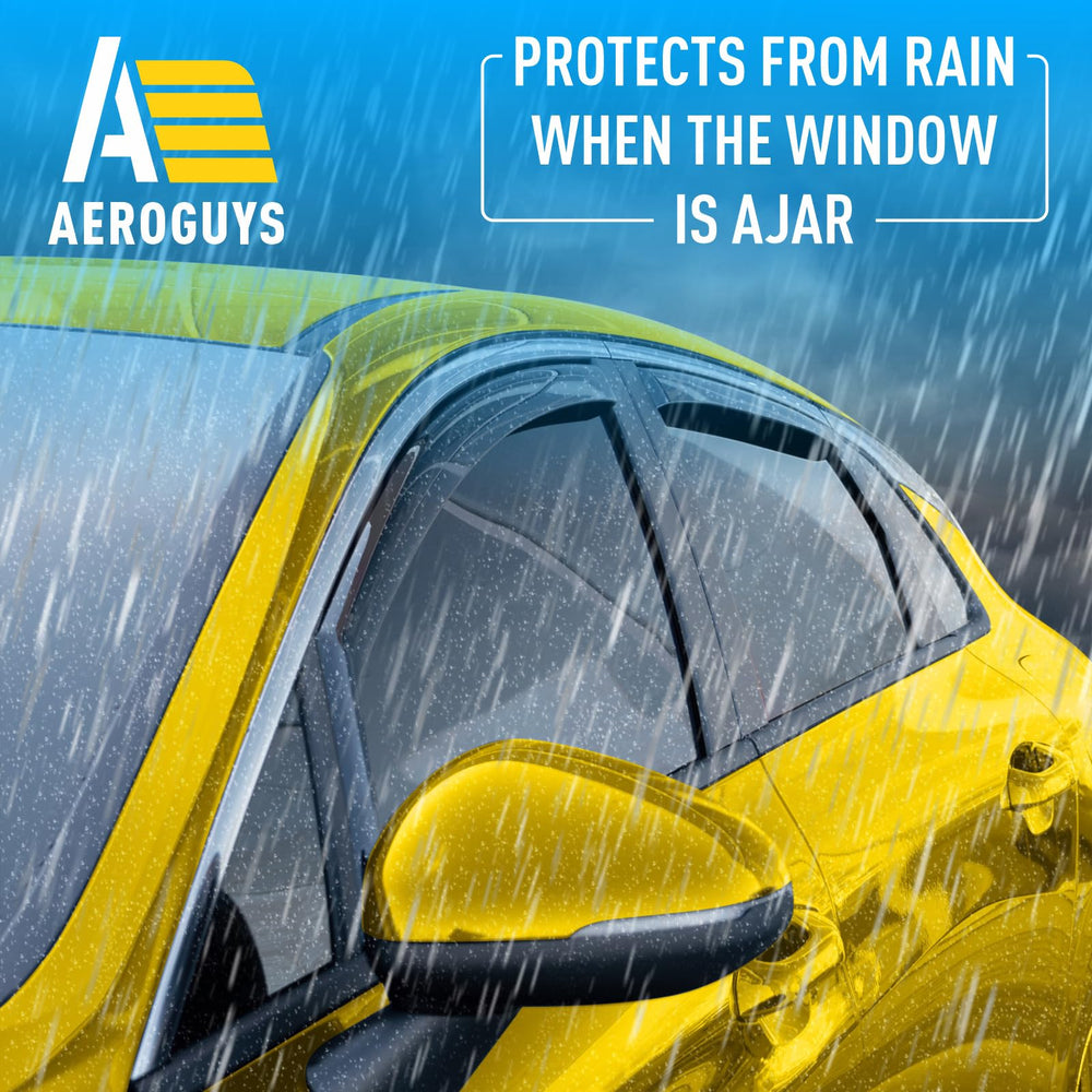 AEROGUYS rain guards shield the cabin from wind for Kia K5.