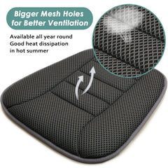 AEROiVi cushion features 3D mesh padding that supports the buttocks and thighs.